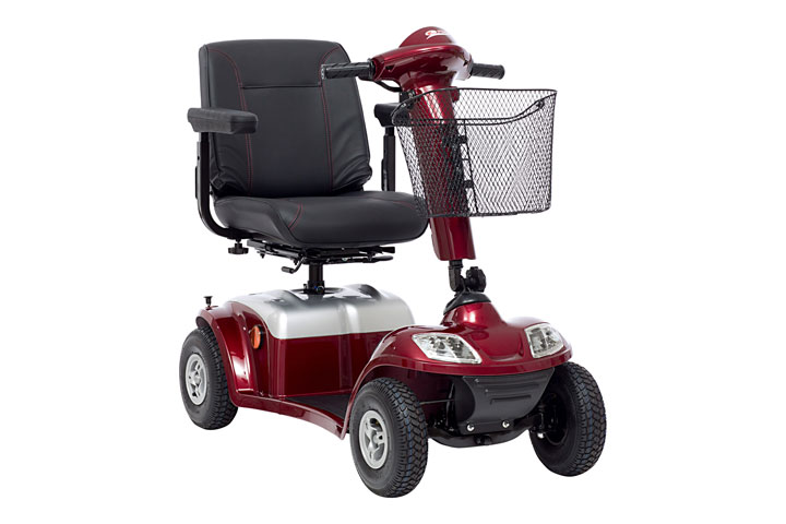 Seniorenmobil der marke kymco-Modell spiekeroog in Rot metallic