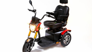 Dreirad-Seniorenmobil, Modell madeira in der Farbe rot