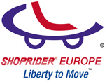 logo_des Elektromobil Herstellers shoprider-europe mit dem Slogan: Liberty to move